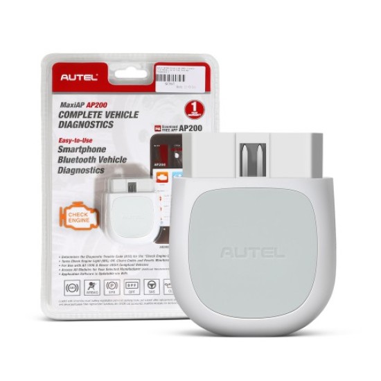 Autel MaxiAP AP200 Bluetooth OBD2 Code Reader with Full System Diagnoses AutoVIN TPMS IMMO Service for DIYers Simplified Edition of MK808 Autel MaxiAP AP200 Bluetooth OBD2 Code Reader with Full System Diagnoses AutoVIN TPMS IMMO Service for DIYers Simplified Edition of MK808