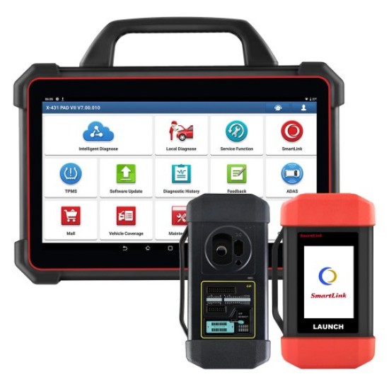 Launch X-431 PAD VII PAD 7 Elite Plus GIII X-Prog 3 Full System Diagnostic Tool Support Key Programming/ Online Coding and ADAS Calibration Launch X-431 PAD VII PAD 7 Elite Plus GIII X-Prog 3 Full System Diagnostic Tool Support Key Programming/ Online Coding and ADAS Calibration