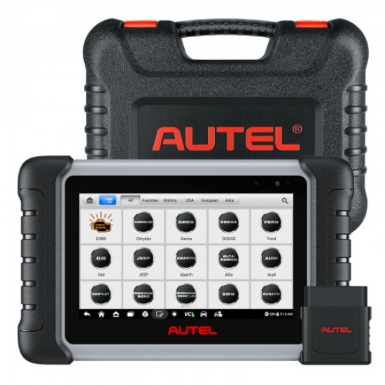 Autel MaxiCOM MK808BT PRO Car Diagnostic Scan Tool, Active Tests & Bi-Directional Control Scanner, 28+ Services, FCA AutoAuth, Wireless Diagnosis Autel MaxiCOM MK808BT PRO Car Diagnostic Scan Tool, Active Tests & Bi-Directional Control Scanner, 28+ Services, FCA AutoAuth, Wireless Diagnosis