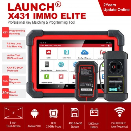 2023 Launch X431 IMMO Elite Key Programmer Car Immobilizer Programming Tools All System Diagnostic Scanner with 39 Reset Service 2023 Launch X431 IMMO Elite Key Programmer Car Immobilizer Programming Tools All System Diagnostic Scanner with 39 Reset Service