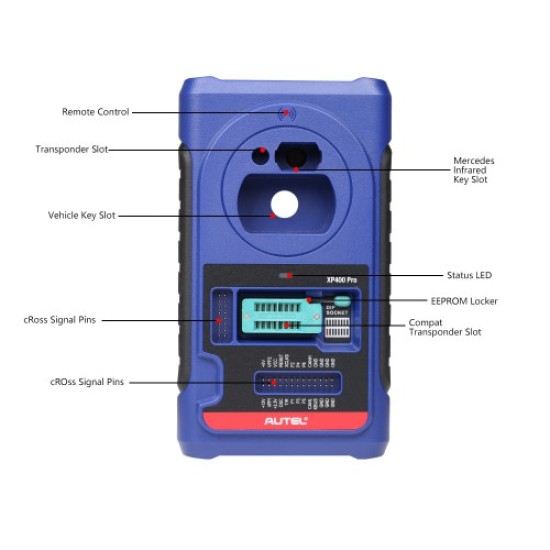 Autel XP400 PRO Key and Chip Programmer Used with Autel IM508/ IM608/ IM608PRO/ IM100/ IM600 Upgraded Version of XP400