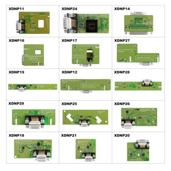 Xhorse Solder-Free Adapters and Cables Full Set XDNPP0CH 16pcs Work with VVDI Prog/ MINI PROG and KEY TOOL PLUS Xhorse Solder-Free Adapters and Cables Full Set XDNPP0CH 16pcs Work with VVDI Prog/ MINI PROG and KEY TOOL PLUS