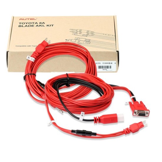 Autel Toyota 8A Non-Smart Key All Keys Lost Adapter Work with APB112 and G-Box2 Autel Toyota 8A Non-Smart Key All Keys Lost Adapter Work with APB112 and G-Box2