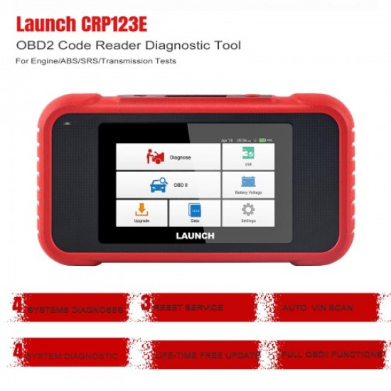 LAUNCH X431 CRP123E OBD2 Code Reader for Engine ABS Airbag SRS Transmission OBD Diagnostic Tool Free Update Online Lifetime LAUNCH X431 CRP123E OBD2 Code Reader for Engine ABS Airbag SRS Transmission OBD Diagnostic Tool Free Update Online Lifetime