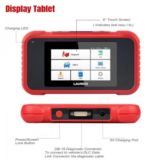 LAUNCH X431 CRP123E OBD2 Code Reader for Engine ABS Airbag SRS Transmission OBD Diagnostic Tool Free Update Online Lifetime LAUNCH X431 CRP123E OBD2 Code Reader for Engine ABS Airbag SRS Transmission OBD Diagnostic Tool Free Update Online Lifetime