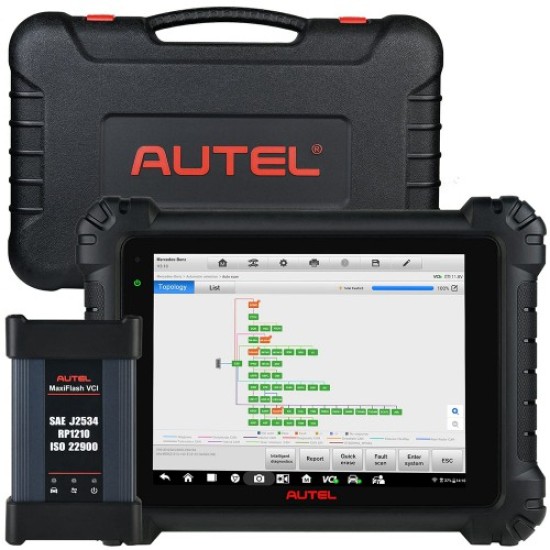 Autel Maxisys MS909CV Heavy Duty Bi-Directional Diagnostic Scanner With Bluetooth J2534 VCI