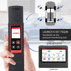 Launch X-431 TSGUN TPMS Tire Pressure Detector Handheld Terminator X431 TSGUN Sensor Activator Programming Tool