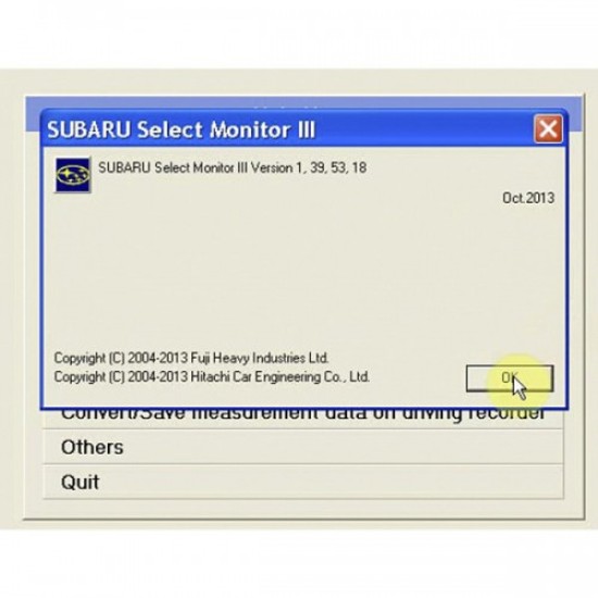 V2020.7 SUBARU SSM-III Software License for VXDIAG Multi Diagnostic Tool V2020.7 SUBARU SSM-III Software License for VXDIAG Multi Diagnostic Tool