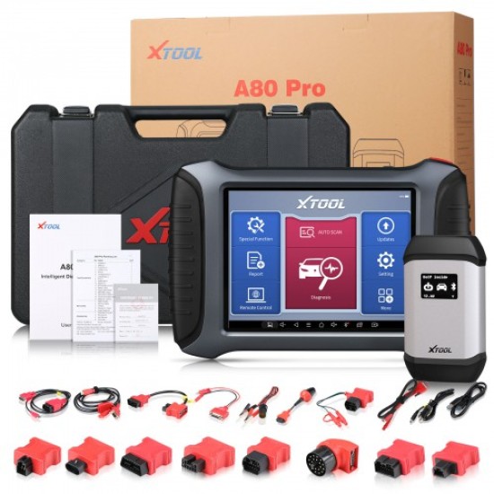 XTOOL A80 Pro Full System Diagnosis Tool Support Benz and BMW Online Programming XTOOL A80 Pro Full System Diagnosis Tool Support Benz and BMW Online Programming