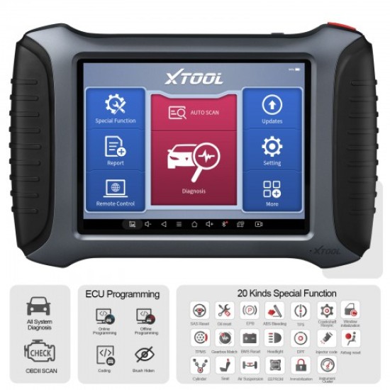 XTOOL A80 Pro Full System Diagnosis Tool Support Benz and BMW Online Programming XTOOL A80 Pro Full System Diagnosis Tool Support Benz and BMW Online Programming