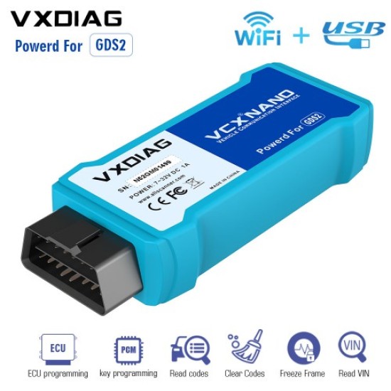 VXDIAG VCX NANO for GM/OPEL Diagnostic Tool Wifi Version VXDIAG VCX NANO for GM/OPEL Diagnostic Tool Wifi Version