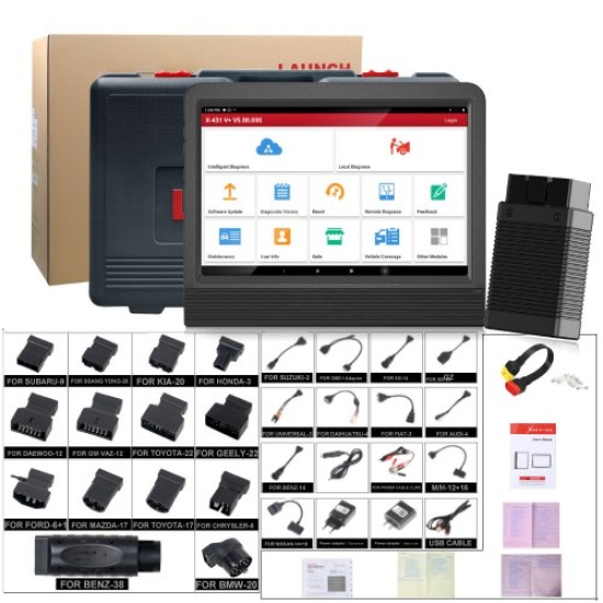 2023 Elite Version Launch X431 V+ 4.0 Wifi/Bluetooth 10.1inch Tablet Global Version Full System Bi-Directional with VAG Guided Functions 2023 Elite Version Launch X431 V+ 4.0 Wifi/Bluetooth 10.1inch Tablet Global Version Full System Bi-Directional with VAG Guided Functions