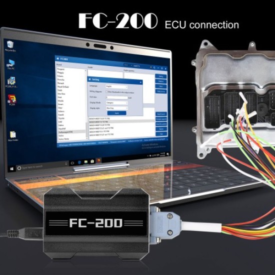 V1.1.7.0 CG FC200 ECU Programmer Full Version Support 4200 ECUs and 3 Operating Modes Upgrade of AT200