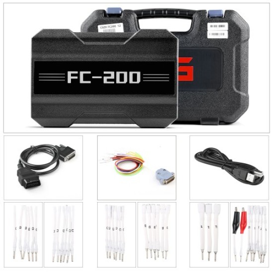 V1.1.7.0 CG FC200 ECU Programmer Full Version with New Adapters Set 6HP & 8HP / MSV90 / N55 / N20 / B48/ B58