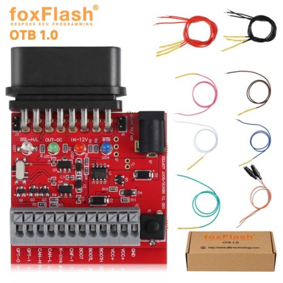 FoxFlash Master Version Super Strong ECU TCU Clone Chip Tuning Tool with OTB 1.0 Expansion Adapter FoxFlash Master Version Super Strong ECU TCU Clone Chip Tuning Tool with OTB 1.0 Expansion Adapter
